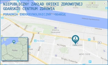 PORADNIA ENDOKRYNOLOGICZNA - NIEPUBLICZNY ZAKŁAD OPIEKI ZDROWOTNEJ GDAŃSKIE CENTRUM ZDROWIA - UL. OLIWSKA 62,  GDAŃSK