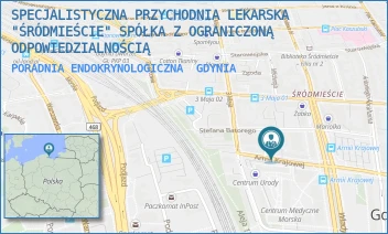PORADNIA ENDOKRYNOLOGICZNA - SPECJALISTYCZNA PRZYCHODNIA LEKARSKA "ŚRÓDMIEŚCIE" SPÓŁKA Z OGRANICZONĄ ODPOWIEDZIALNOŚCIĄ - UL. ARMII KRAJOWEJ 44,  GDYNIA