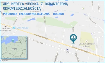 PORADNIA ENDOKRYNOLOGICZNA - ARS MEDICA SPÓŁKA Z OGRANICZONĄ ODPOWIEDZIALNOŚCIĄ - UL. SZKOLNA 4,  BOJANO
