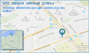 PORADNIA ENDOKRYNOLOGICZNO-GINEKOLOGICZNA - NZOZ ENDOGYN JAROSŁAW SZYMULA - UL. ALEJA LEGIONÓW 60,  GDAŃSK