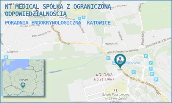 PORADNIA ENDOKRYNOLOGICZNA - NT MEDICAL SPÓŁKA Z OGRANICZONĄ ODPOWIEDZIALNOŚCIĄ - UL. UL. BOYA ŻELEŃSKIEGO 77,  KATOWICE