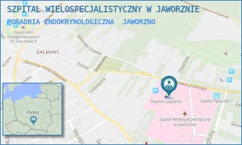 PORADNIA ENDOKRYNOLOGICZNA - SZPITAL WIELOSPECJALISTYCZNY W JAWORZNIE - UL. JÓZEFA CHEŁMOŃSKIEGO 28,  JAWORZNO