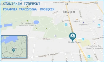 PORADNIA TARCZYCOWA - STANISŁAW IZDEBSKI - UL. SOBIESKIEGO 8,  KOSZĘCIN