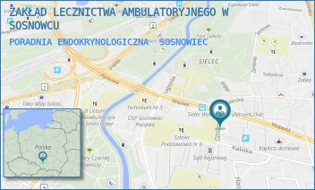 PORADNIA ENDOKRYNOLOGICZNA - ZAKŁAD LECZNICTWA AMBULATORYJNEGO W SOSNOWCU - UL. WAWEL 15,  SOSNOWIEC