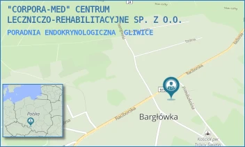 PORADNIA ENDOKRYNOLOGICZNA - "CORPORA-MED" CENTRUM LECZNICZO-REHABILITACYJNE SP. Z O.O. - UL. RACIBORSKA 21,  GLIWICE