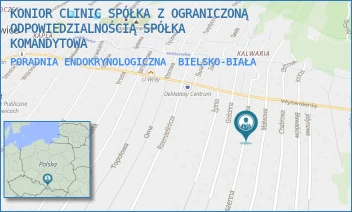 PORADNIA ENDOKRYNOLOGICZNA - KONIOR CLINIC SPÓŁKA  KOMANDYTOWA - UL. PSZENNA 11,  BIELSKO-BIAŁA