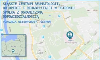 PORADNIA OSTEOPOROZY - ŚLĄSKIE CENTRUM REUMATOLOGII IM. GEN. JERZEGO ZIĘTKA W USTRONIU SPÓŁKA Z OGRANICZONĄ ODPOWIEDZIALNOŚCIĄ - UL. SZPITALNA 11,  USTROŃ