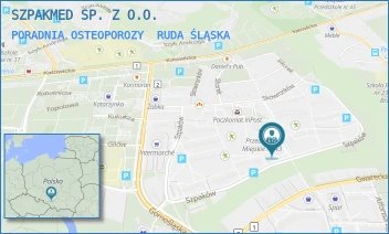 PORADNIA OSTEOPOROZY - SZPAKMED SP. Z O.O. - UL. SZPAKÓW 33,  RUDA ŚLĄSKA