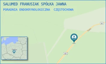 PORADNIA ENDOKRYNOLOGICZNA - SALUMED FRANUSIAK SPÓŁKA JAWNA - UL. ŚLĄSKA 22/1,  CZĘSTOCHOWA