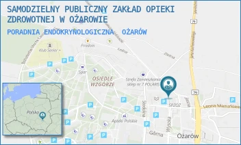 PORADNIA ENDOKRYNOLOGICZNA - SAMODZIELNY PUBLICZNY ZAKŁAD OPIEKI ZDROWOTNEJ W OŻAROWIE - SPACEROWA 10,  OŻARÓW