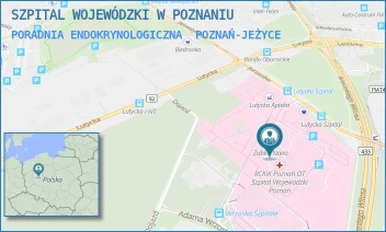 PORADNIA ENDOKRYNOLOGICZNA - SZPITAL WOJEWÓDZKI W POZNANIU - JURASZÓW 7-19,  POZNAŃ-JEŻYCE
