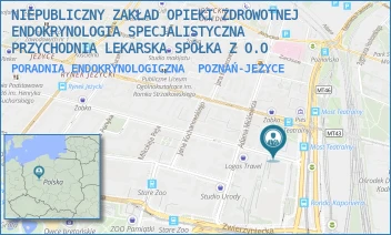 PORADNIA ENDOKRYNOLOGICZNA - NIEPUBLICZNY ZAKŁAD OPIEKI ZDROWOTNEJ ENDOKRYNOLOGIA SPECJALISTYCZNA PRZYCHODNIA LEKARSKA SPÓŁKA Z O.O - SŁOWACKIEGO 8,  POZNAŃ-JEŻYCE