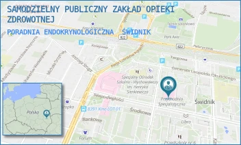 PORADNIA ENDOKRYNOLOGICZNA - SAMODZIELNY PUBLICZNY ZAKŁAD OPIEKI ZDROWOTNEJ - LEŚMIANA 4,  ŚWIDNIK