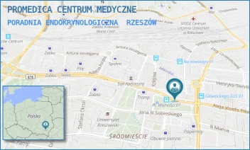 PORADNIA ENDOKRYNOLOGICZNA - PROMEDICA CENTRUM MEDYCZNE - PL. WOLNOŚCI 17,  RZESZÓW