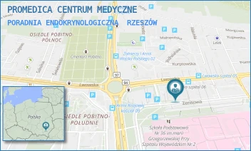 PORADNIA ENDOKRYNOLOGICZNA - PROMEDICA CENTRUM MEDYCZNE - UL. ZENITOWA 5,  RZESZÓW